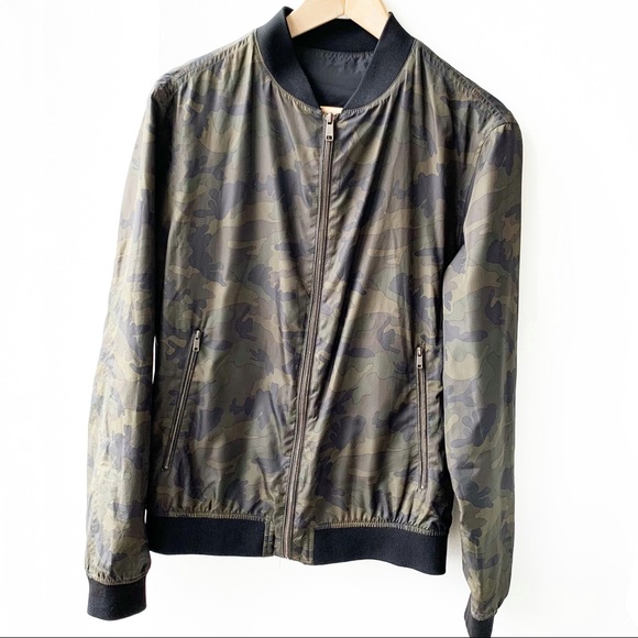 Zara Man Light Bomber Camo Print Jacket - Picture 13 of 13